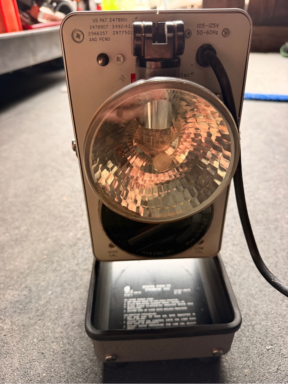 The strobatic 1531 US pat 2478901 105-125V General Radio Company Strobotac